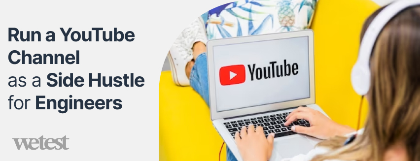 run a YT channel as an engineer side hustle