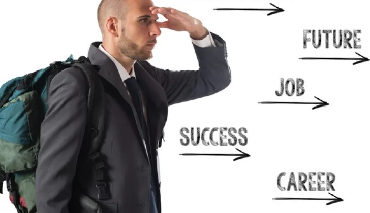 an employee looking for his next goal