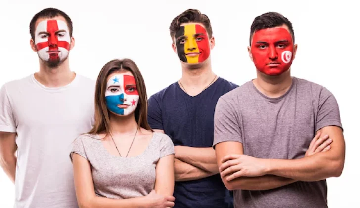 people from different countries