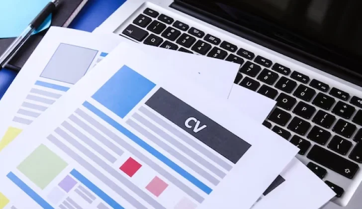 using too many colors on a CV