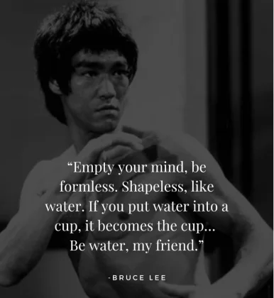 a quote by Bruce Lee