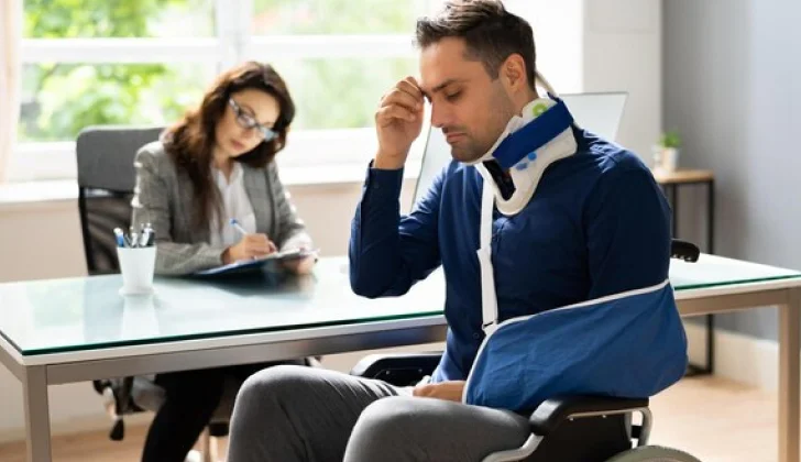 a disable person at work