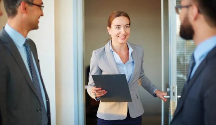 a happy employee joining to the team recently
