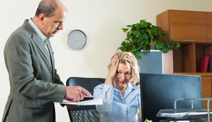 an employer warning an employee