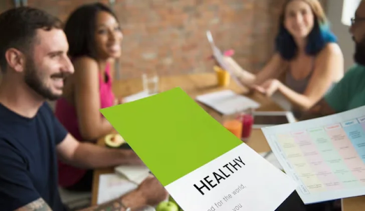 team members participating in a wellness program