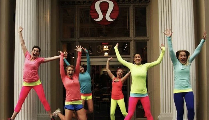 people wearing Lululemon products