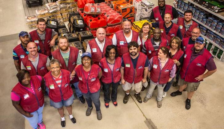 a group of Lowe’s Employee