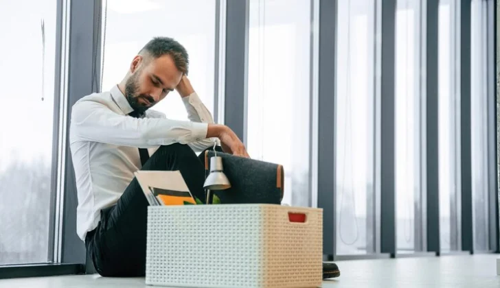 an employee sleeping at work
