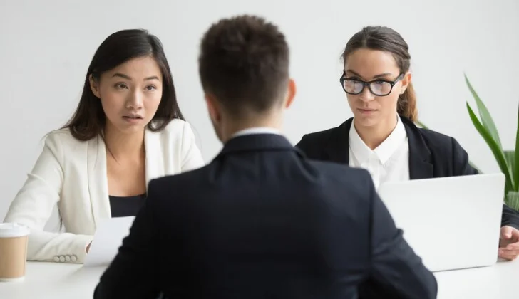 an interview session