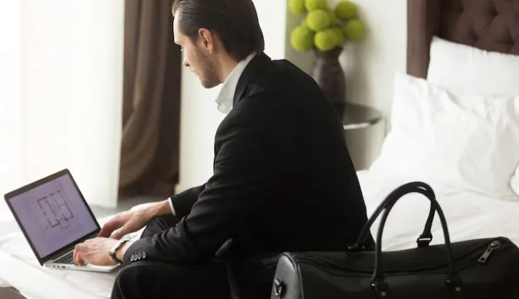 an employer checking a report