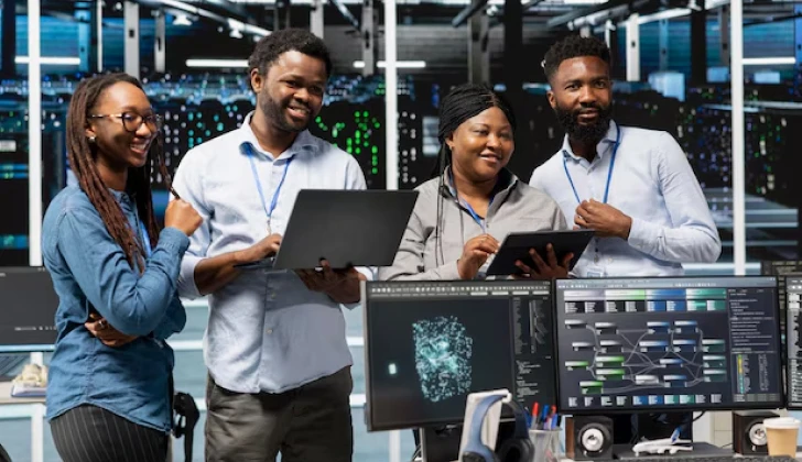 a technological workplace