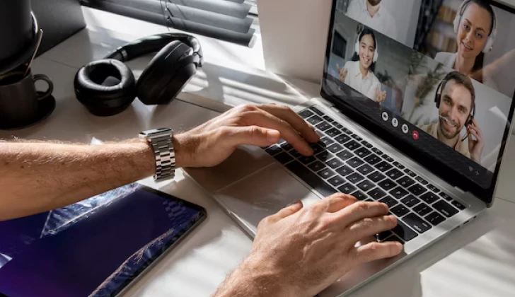 remote employees having a meeting