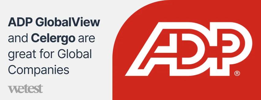 ADP Logo with a Red background