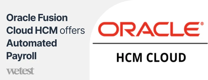 Oracle Logo on a white background