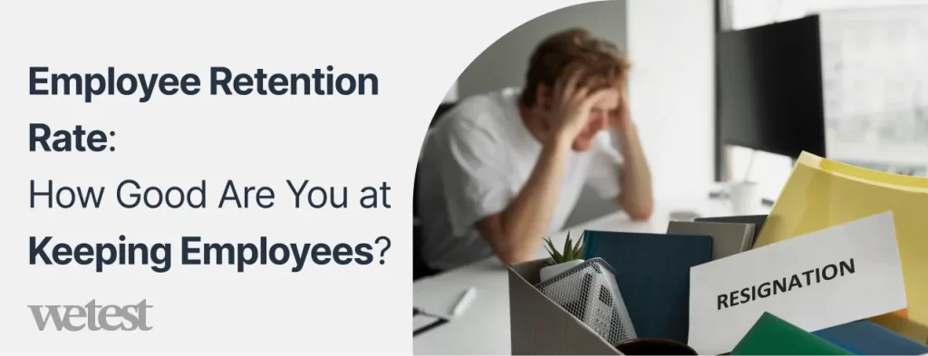 A man looking frustrated with a resignation letter on his desk