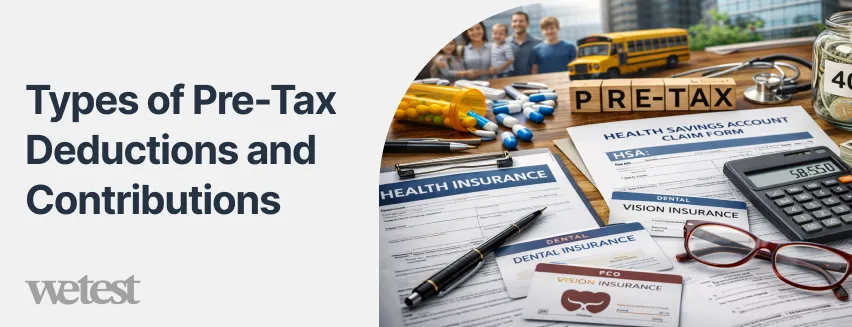 A desk full of different TAX and health insurance forms.