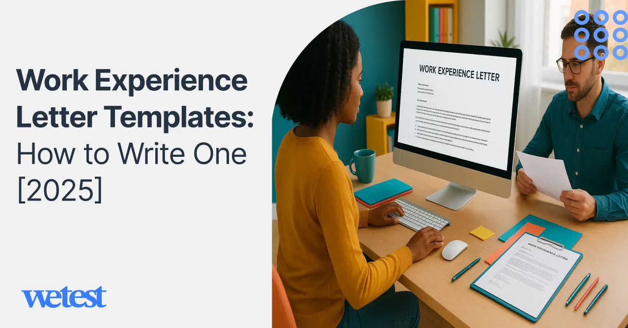Work Experience Letter Templates: How to Write One [2025]