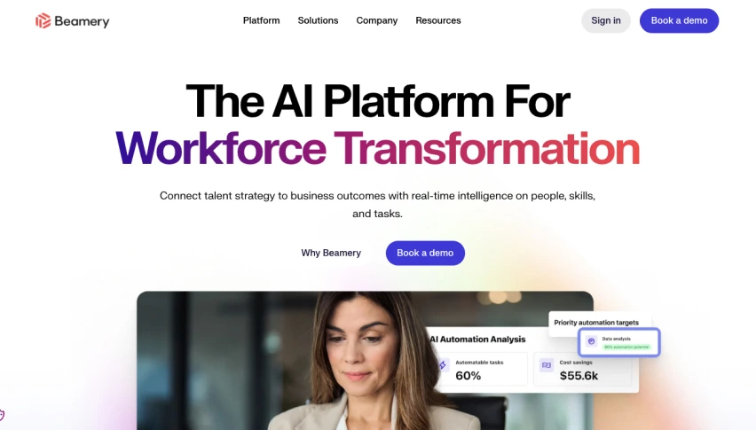 Beamery screenshot