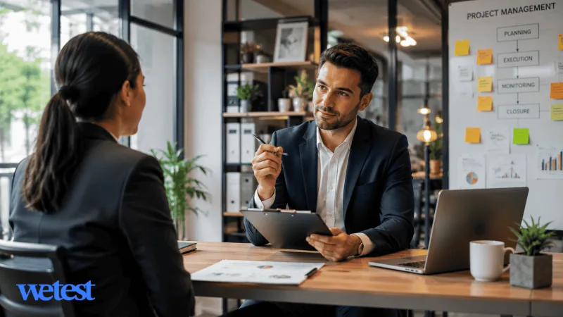 recruiter interviewing
