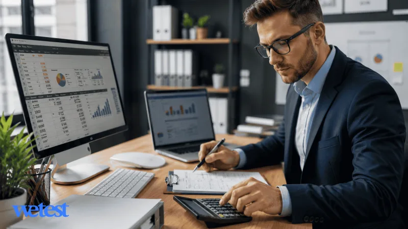 a male accountant